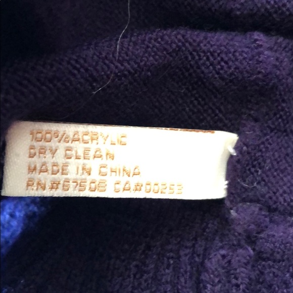 Purple Ruffle Infinity Scarf - Picture 4 of 4